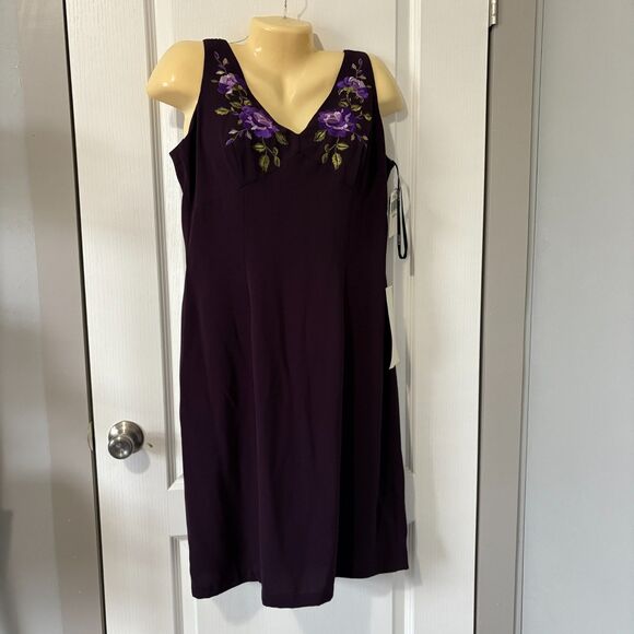 Rampage CLC 14 Vintage Embroidered Sleeveless Dress Y2k 90s - Picture 2 of 10